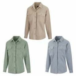 DENIMFY Damen Hemdjacke DFSophia Oversize Fit