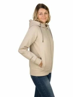 DENIMFY Kapuzenjacke Damen DFClara Regular Fit -JEANS DIRECT Verkäufe 49270 04 DFClara D10606BBA02711ADY brich beige side