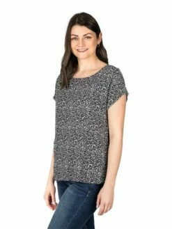 DENIMFY Bluse Damen DFJule Regular Fit 24 DENIMFY Bluse Damen DFJule Regular Fit -JEANS DIRECT Verkäufe 49370 02 DFJule D73781Z10978ADY mille fleurs black white site