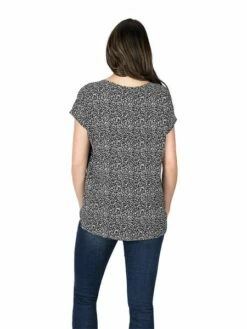DENIMFY Bluse Damen DFJule Regular Fit 25 DENIMFY Bluse Damen DFJule Regular Fit -JEANS DIRECT Verkäufe 49370 03 DFJule D73781Z10978ADY mille fleurs black white back