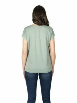 DENIMFY Tshirt Damen Baumwolle Regular Fit DFSophie -JEANS DIRECT Verkäufe 49395 04 DFSophie D12241Z02460ADY jadeite green back