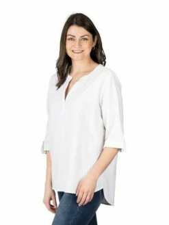 DENIMFY Leinenbluse Damen Regular Fit DFSara 38 DENIMFY Leinenbluse Damen Regular Fit DFSara -JEANS DIRECT Verkäufe 49403 02 DFSara D62790M11117ADY white site