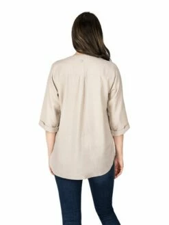 DENIMFY Leinenbluse Damen Regular Fit DFSara 25 DENIMFY Leinenbluse Damen Regular Fit DFSara -JEANS DIRECT Verkäufe 49403 03 DFSara D62790M11117ADY light sand back