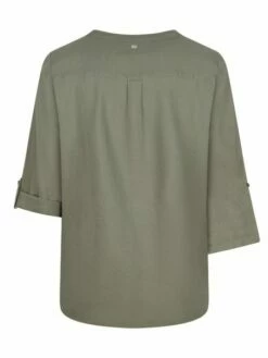 DENIMFY Leinenbluse Damen Regular Fit DFSara 35 DENIMFY Leinenbluse Damen Regular Fit DFSara -JEANS DIRECT Verkäufe 49403 06 DFSara D62790M11117ADY washed olive Rueck montage