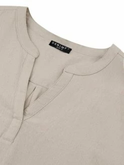 DENIMFY Leinenbluse Damen Regular Fit DFSara 29 DENIMFY Leinenbluse Damen Regular Fit DFSara -JEANS DIRECT Verkäufe 49403 07 DFSara D62790M11117ADY light sand Detail1