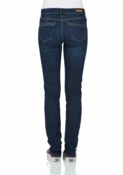 Cross Jeans Damen Jeans Anya - Slim Fit - Dark Blue Used -JEANS DIRECT Verkäufe Cross Jeans P489 077 hi 1