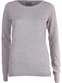Vero Moda Damen Pullover VMCARE STRUCTURE -JEANS DIRECT Verkäufe veromoda 10136644 light grey melange